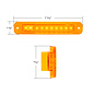 United Pacific 73-79 Ford Truck - Side Marker Light - Amber Front - 111086