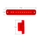 United Pacific 73-79 Ford Truck - Side Marker Light - Red Rear - 111087