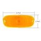 United Pacific 58-59 Chevy Truck -Parking Light - Amber - 111099