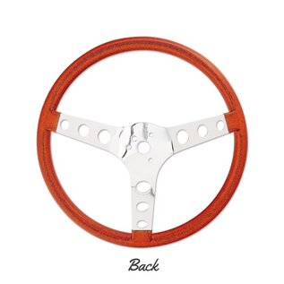 Mooneyes 13.5" California Metal Flake: 3-Hole Spoke Steering Wheel