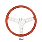 Mooneyes 13.5" California Metal Flake: 3-Hole Spoke Steering Wheel