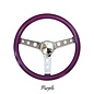 Mooneyes 13.5" California Metal Flake: 3-Hole Spoke Steering Wheel