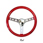 Mooneyes 13.5" California Metal Flake: 3-Hole Spoke Steering Wheel