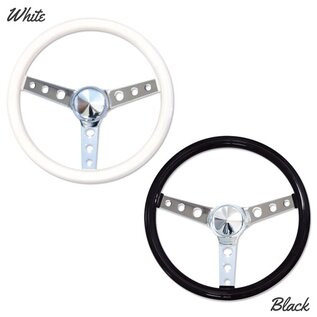 Mooneyes 13.5" Classic 3-Hole Spoke Steering Wheels (Vinyl Wrap)