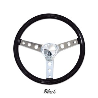 Mooneyes 13.5" Classic 3-Hole Spoke Steering Wheels (Vinyl Wrap)