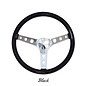 Mooneyes 13.5" Classic 3-Hole Spoke Steering Wheels (Vinyl Wrap)
