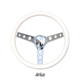 Mooneyes 13.5" Classic 3-Hole Spoke Steering Wheels (Vinyl Wrap)