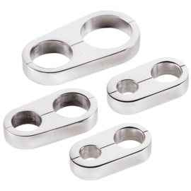 Billet Specialties Hose Separators - .562 x .625 - Polished - 68225