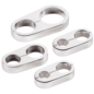 Billet Specialties Hose Separators - .562 x .625 - Polished - 68225