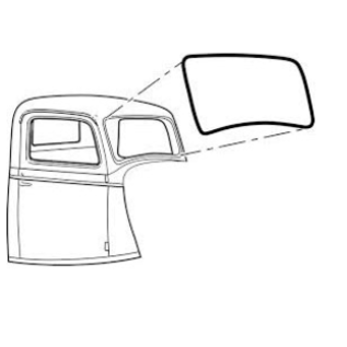 Vintique, Inc. 1935-36 Ford Coupe & Sedan Rubber Windshield Seal