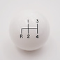 Affordable Street Rods Shift Pattern - 4RDL - White  Knob with Black Engraving