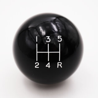 Affordable Street Rods Shift Pattern - 5RDR - Black Knob with White Engraving