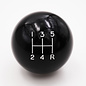 Affordable Street Rods Shift Pattern - 5RDR - Black Knob with White Engraving