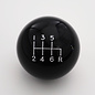 Affordable Street Rods Shift Pattern - 6RDR - Black Knob with White Engraving