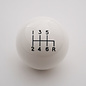 Affordable Street Rods Shift Pattern - 6RDR - White Knob with Black Engraving