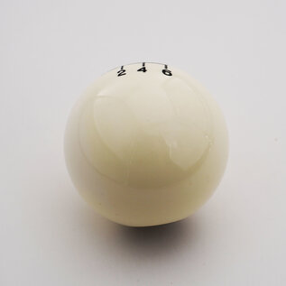 Affordable Street Rods Shift Pattern - 6RUL - White Knob with Black Engraving