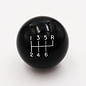 Affordable Street Rods Shift Pattern - 6RUR - Black Knob with White Engraving