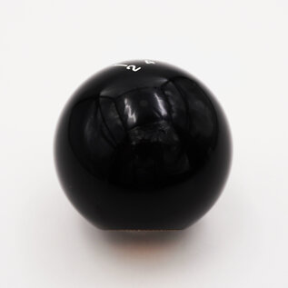 Affordable Street Rods Shift Pattern - 6RUR - Black Knob with White Engraving