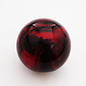 Affordable Street Rods Red & Black Marbleized Shift Knob Ball - 2 1/8" diameter ball with 16 mm brass insert