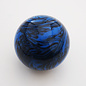 Affordable Street Rods Blue & Black Marbleized Shift Knob Ball - 2 1/8" diameter ball with 16 mm brass insert