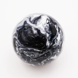 Affordable Street Rods White & Black Marbleized Shift Knob