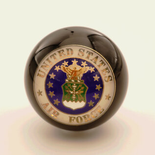 Affordable Street Rods Air Force Black Shift Knob Ball