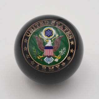 Affordable Street Rods Army Black Shift Knob Ball