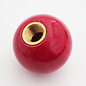 Affordable Street Rods Red Pearl Shift Knob Ball - 2 1/8" diameter ball with 16 mm brass insert