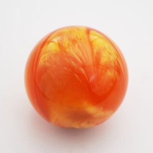 Affordable Street Rods Amber Pearl Shift Knob Ball - 2 1/8" diameter ball with 16 mm brass insert