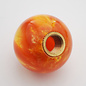 Affordable Street Rods Amber Pearl Shift Knob Ball - 2 1/8" diameter ball with 16 mm brass insert