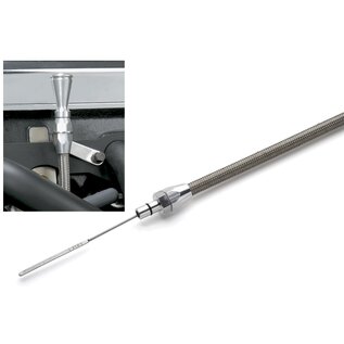 Lokar Flexible Engine Dipsticks for Gen 3 Chrysler 5.7L/6.1L Hemi (Truck) - Push Into Block Passenger's Side/Rear Sump Pan