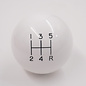 Affordable Street Rods Shift Pattern - 5RDR - White Knob with Black Engraving