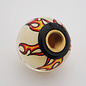 Affordable Street Rods Flames on Ivory Shift Knob - 2 1/8" knob with a 16mm x 1.50 brass insert