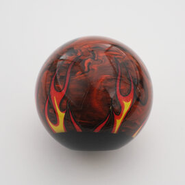 Affordable Street Rods Flames on Smokey Orange Shift Knob