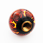 Affordable Street Rods Flames on Smokey Orange Shift Knob - 2 1/8" knob with a 16mm x 1.50 brass insert
