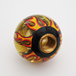 Affordable Street Rods Flames on Smokey Yellow Shift Knob - 2 1/8" knob with a 16mm x 1.50 brass insert
