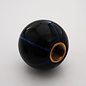 Affordable Street Rods Splash of Blue on Black Shift Knob - 2 1/8" knob with a 16mm x 1.50 brass insert