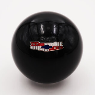Affordable Street Rods GM Embed - '55-'57 Chevy Shift Knob - 2 1/8" knob with a 16mm x 1.50 brass insert
