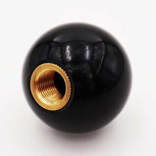 Affordable Street Rods GM Embed - '55-'57 Chevy Shift Knob - 2 1/8" knob with a 16mm x 1.50 brass insert