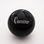 Affordable Street Rods GM Embed - Camaro Script Shift Knob - 2 1/8" knob with a 16mm x 1.50 brass insert