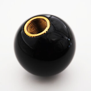Affordable Street Rods GM Embed - Chevelle Script Shift Knob - 2 1/8" knob with a 16mm x 1.50 brass insert