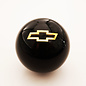 Affordable Street Rods GM Embed - Chevy Bow Tie Shift Knob - 2 1/8" knob with a 16mm x 1.50 brass insert