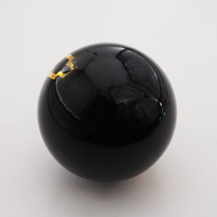 Affordable Street Rods GM Embed - Chevy Bow Tie Shift Knob - 2 1/8" knob with a 16mm x 1.50 brass insert