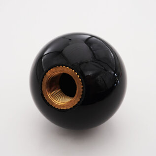 Affordable Street Rods GM Embed - Chevy Bow Tie Shift Knob - 2 1/8" knob with a 16mm x 1.50 brass insert