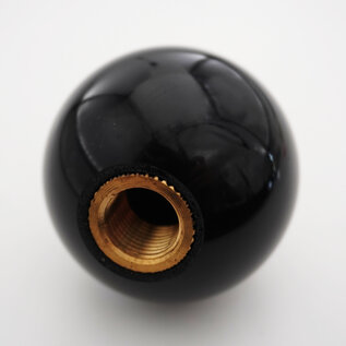 Affordable Street Rods GM Embed - GTO 6.5 Shift Knob - 2 1/8" knob with a 16mm x 1.50 brass insert