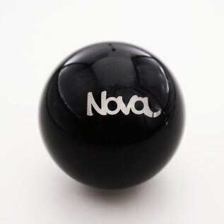 Affordable Street Rods GM Embed - Nova Script Shift Knob - 2 1/8" knob with a 16mm x 1.50 brass insert