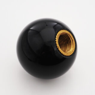 Affordable Street Rods Ford Embed - Mercury Script Shift Knob  - 2 1/8" knob with a 16mm x 1.50 brass insert