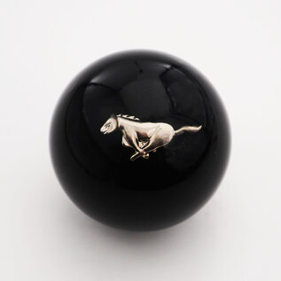 Affordable Street Rods Ford Embed - Mustang Horse Shift Knob  - 2 1/8" knob with a 16mm x 1.50 brass insert