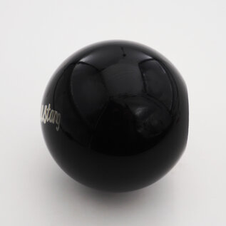 Affordable Street Rods Ford Embed - Mustang Script Shift Knob  - 2 1/8" knob with a 16mm x 1.50 brass insert