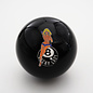 Affordable Street Rods Embedded Lucky Lady 8-Ball Shift Knob - 2 1/8" diameter knob with a 16mm x 1.50 brass insert